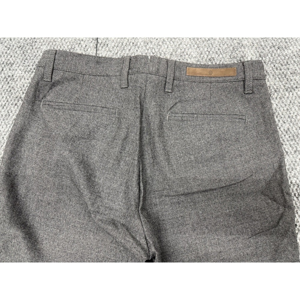 Eleventy Men's 31x33 Gray Wool Chino Pants Trousers Made in Italy - Picture 11 of 16